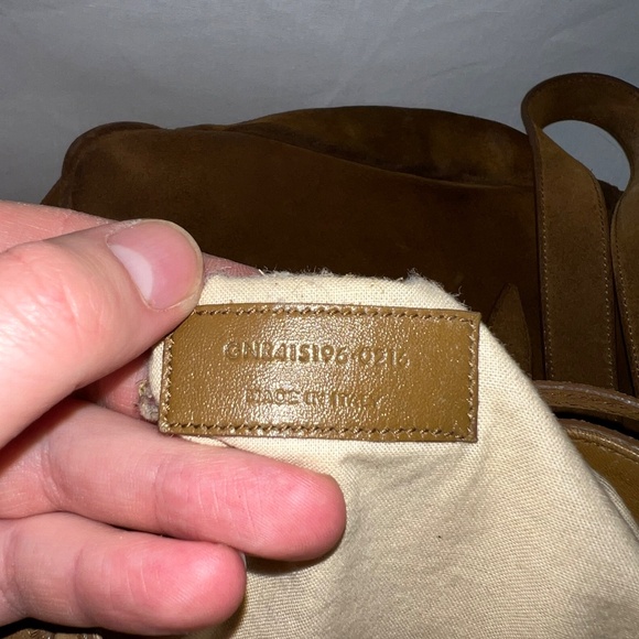 Saint Laurent Hedi Slimane Western/Cowboy Fringe Festival Backpack in Tan Suede - Picture 15 of 16